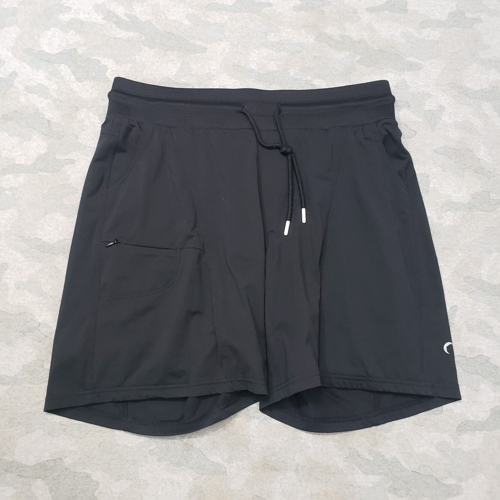 Zyia Active Shorts Womens 3XL Black Athletic Workout Running Pockets Drawstring